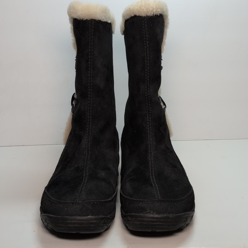Merrell yarra waterproof suede black boots women's size 7.5 EU 38 - Picture 3 of 15